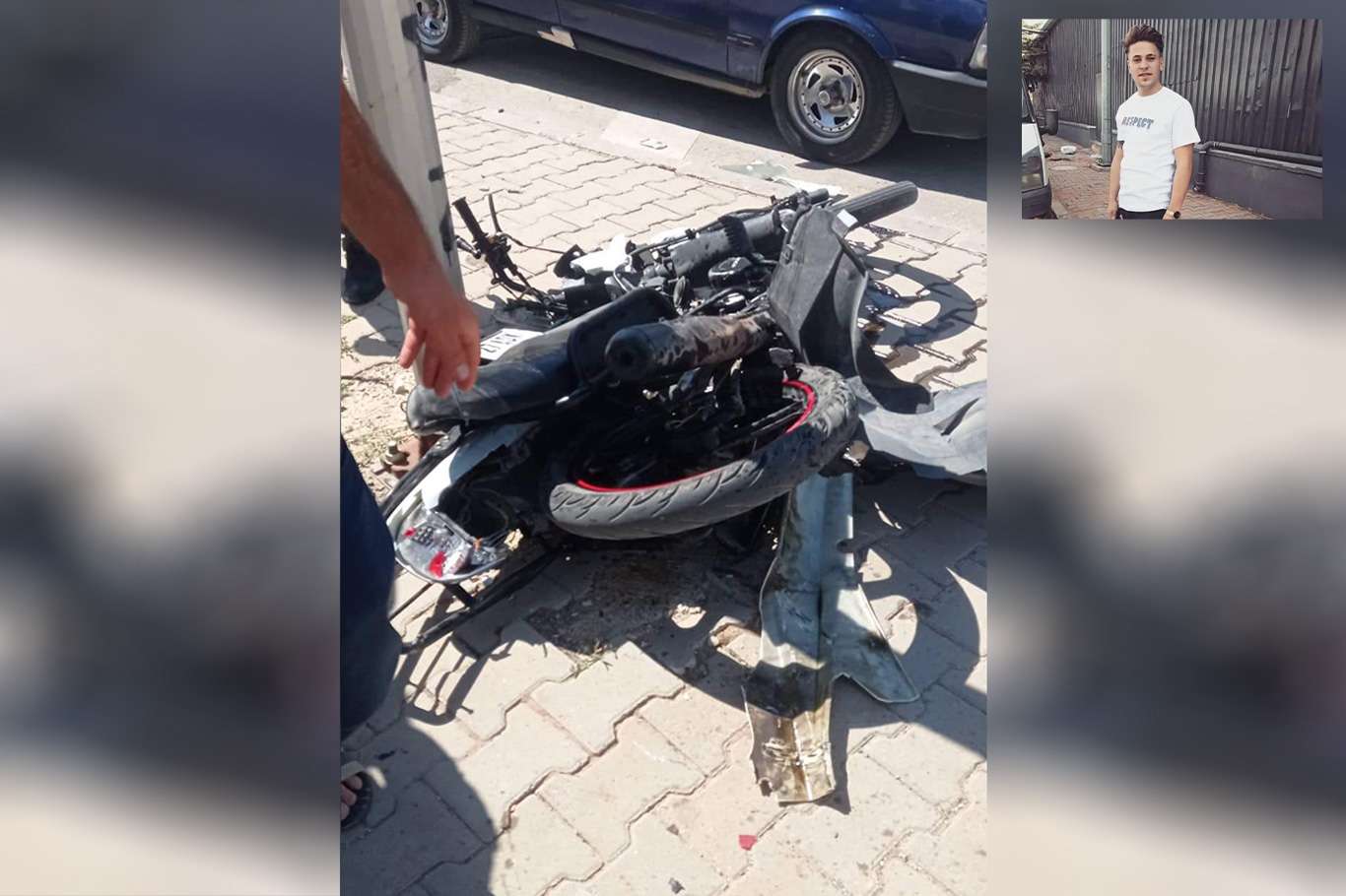 Otomobille çarpışan motosiklet sürücüsü hayatını kaybetti